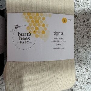 Burt's Bees Baby Cream Tights